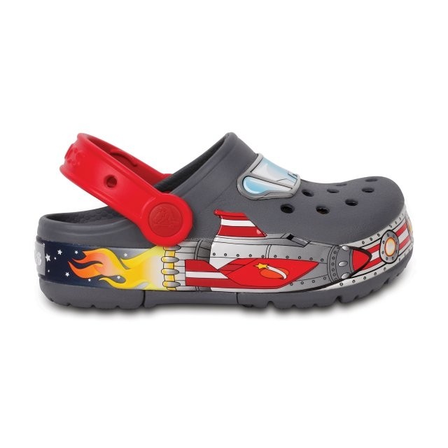 Saboti Crocs Lights Galactic Clog Gri – Charcoal Charcoal