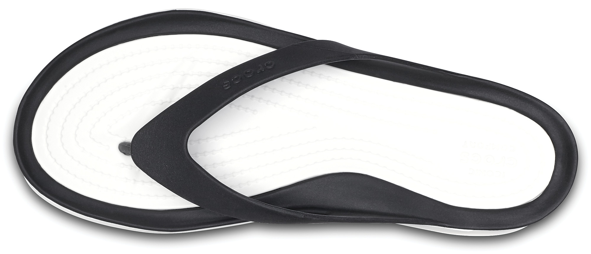 Șlapi Crocs Women\'s Swiftwater Flip Negru - Black/White - 1 | YEO
