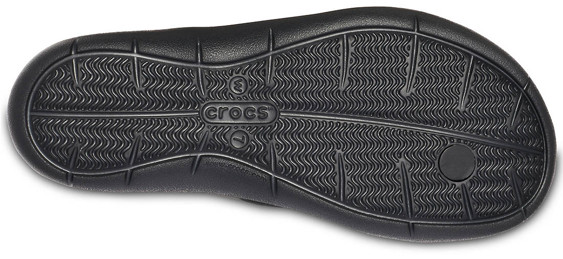 Șlapi Crocs Women\'s Swiftwater Flip Negru - Black - 3 | YEO