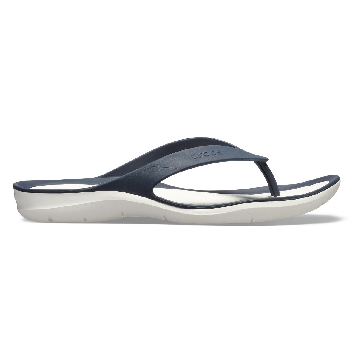 Șlapi Crocs Women\'s Swiftwater Flip Albastru - Navy/White