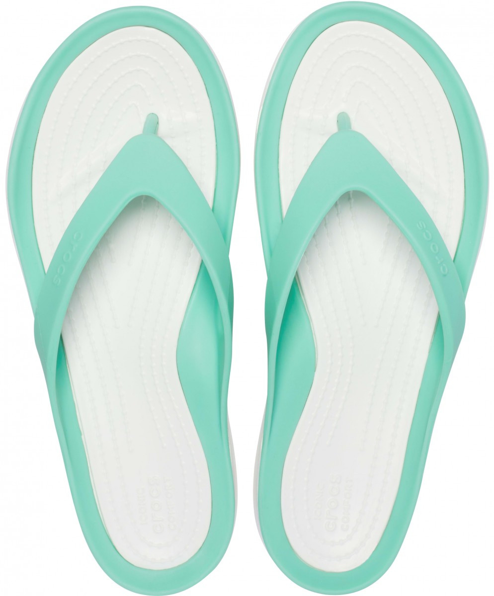 Șlapi Crocs Women\'s Swiftwater Flip Verde - Pistachio - 2 | YEO