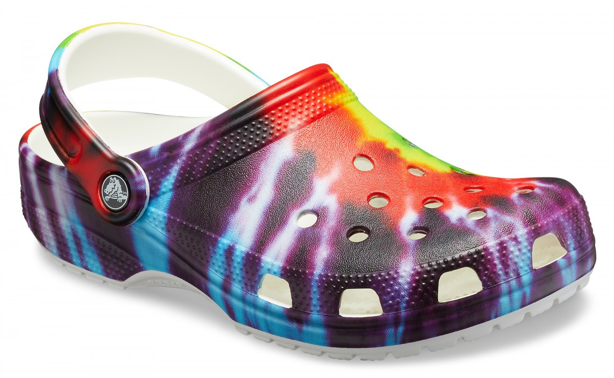 Saboti Crocs Classic Tie-Dye Graphic Clog Multicolor - Multi - 1 | YEO