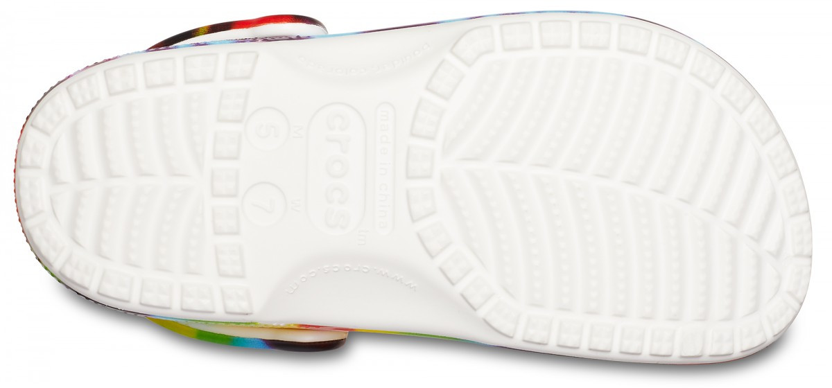 Saboti Crocs Classic Tie-Dye Graphic Clog Multicolor - Multi - 3 | YEO