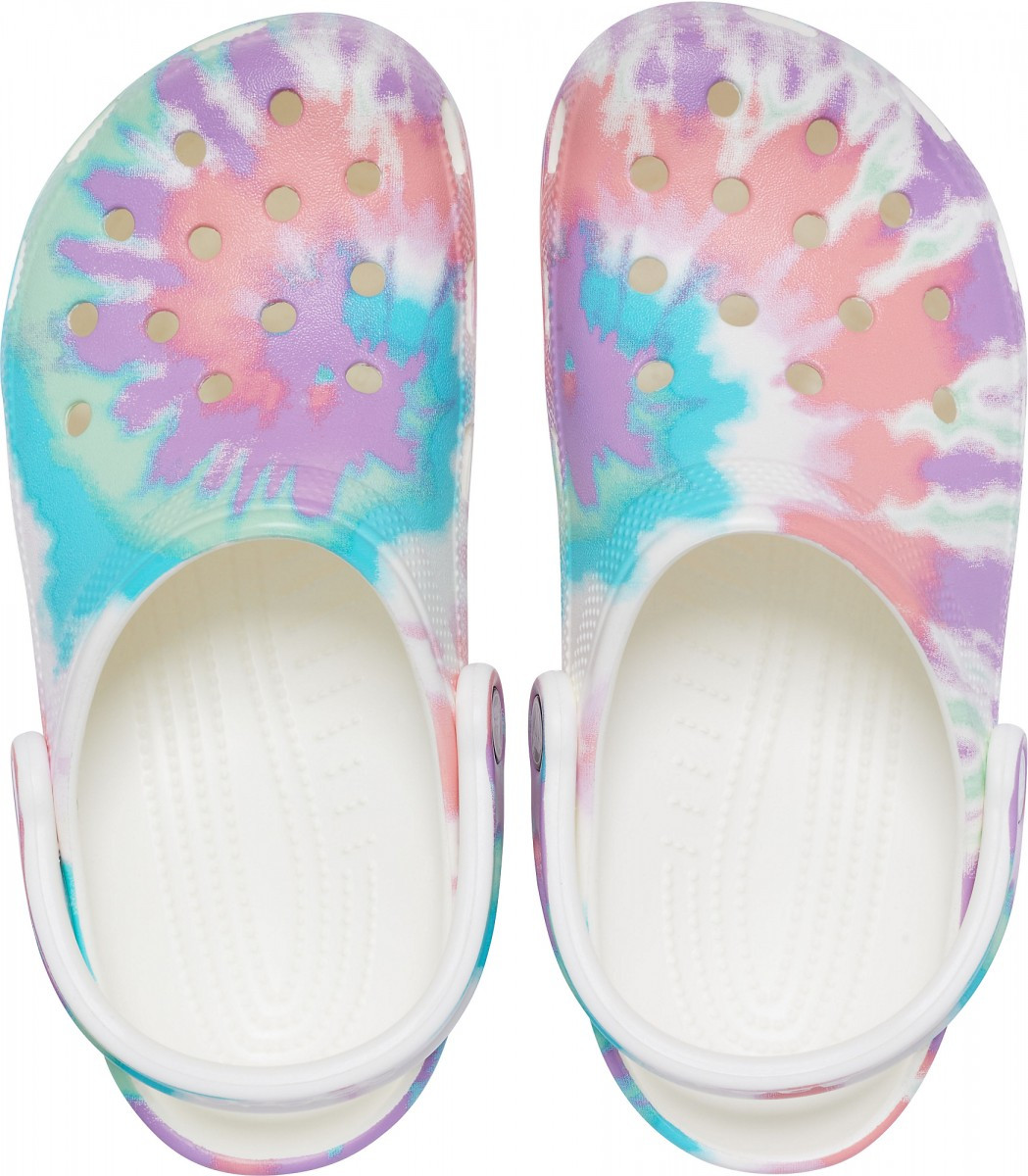 Saboti Crocs Classic Tie-Dye Graphic Clog Multicolor - Fresco/Multi - 1 | YEO