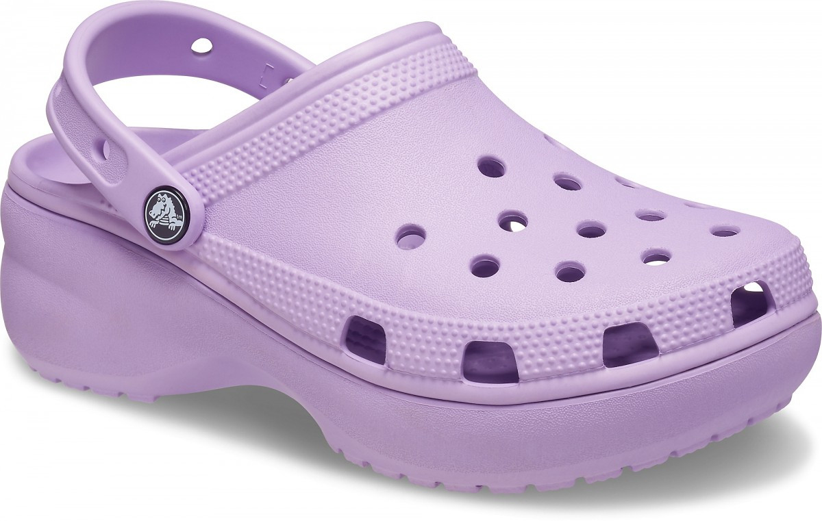 Saboți Crocs Women\'s Classic Platform Clog Mov - Orchid - 1 | YEO