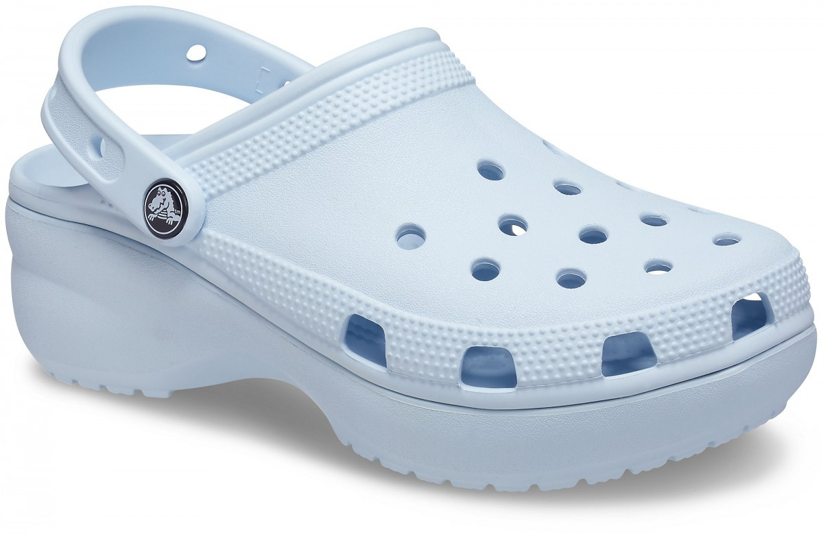 Saboți Crocs Women\'s Classic Platform Clog Albastru - Mineral Blue - 1 | YEO
