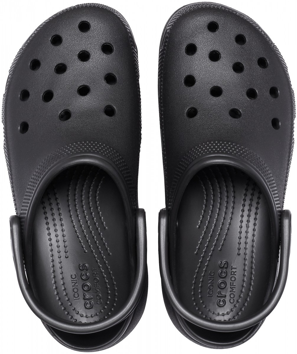 Saboți Crocs Women\'s Classic Platform Clog Negru - Black - 2 | YEO