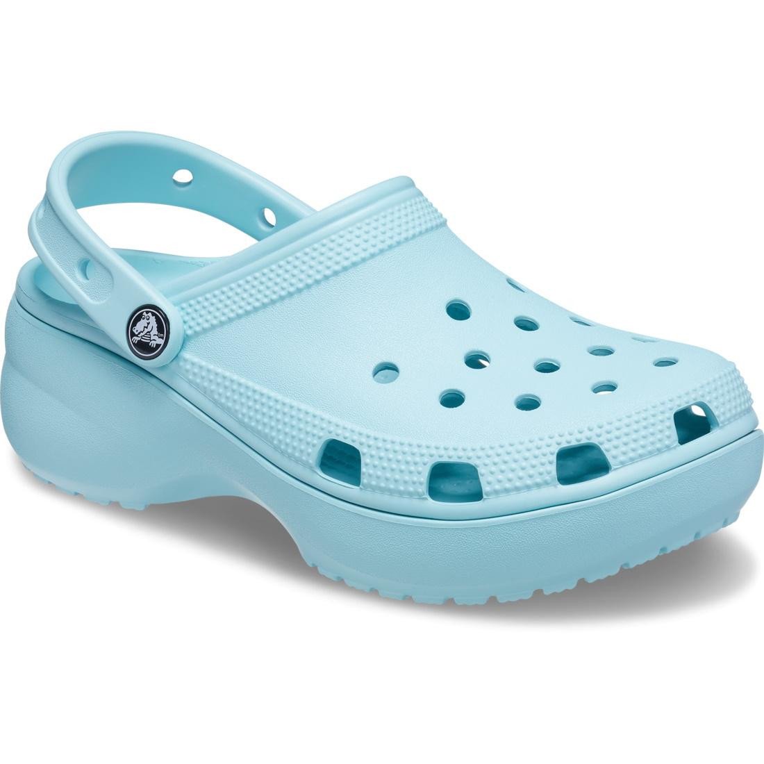 Saboți Crocs Women\'s Classic Platform Clog Albastru - Pure Water - 1 | YEO