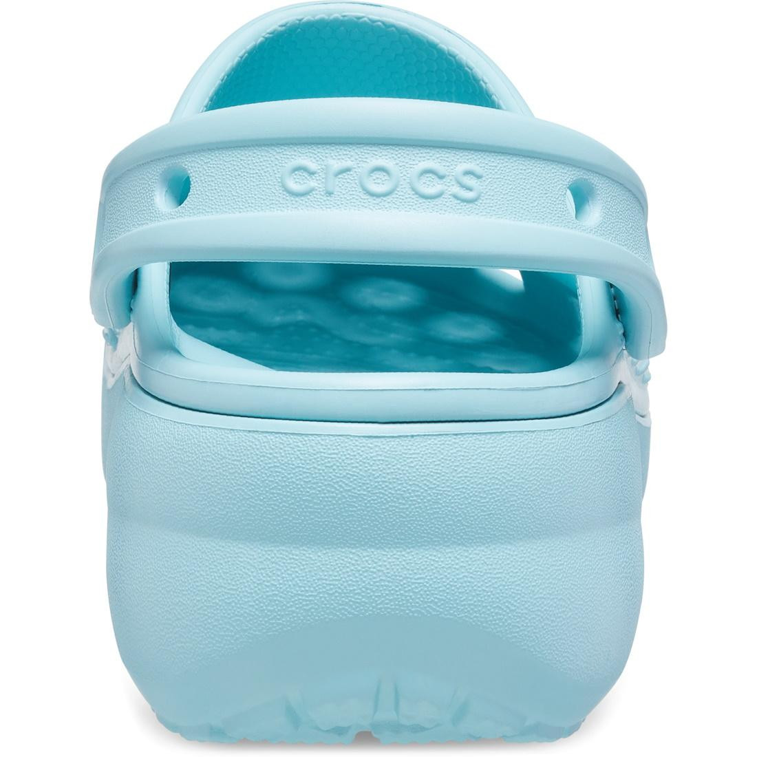 Saboți Crocs Women\'s Classic Platform Clog Albastru - Pure Water - 3 | YEO