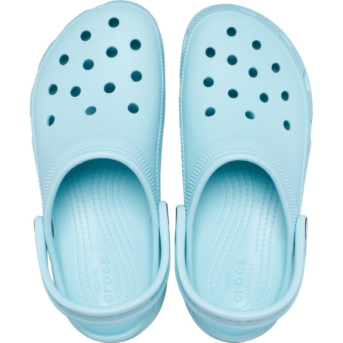 Saboți Crocs Women\'s Classic Platform Clog Albastru - Pure Water - 4 | YEO