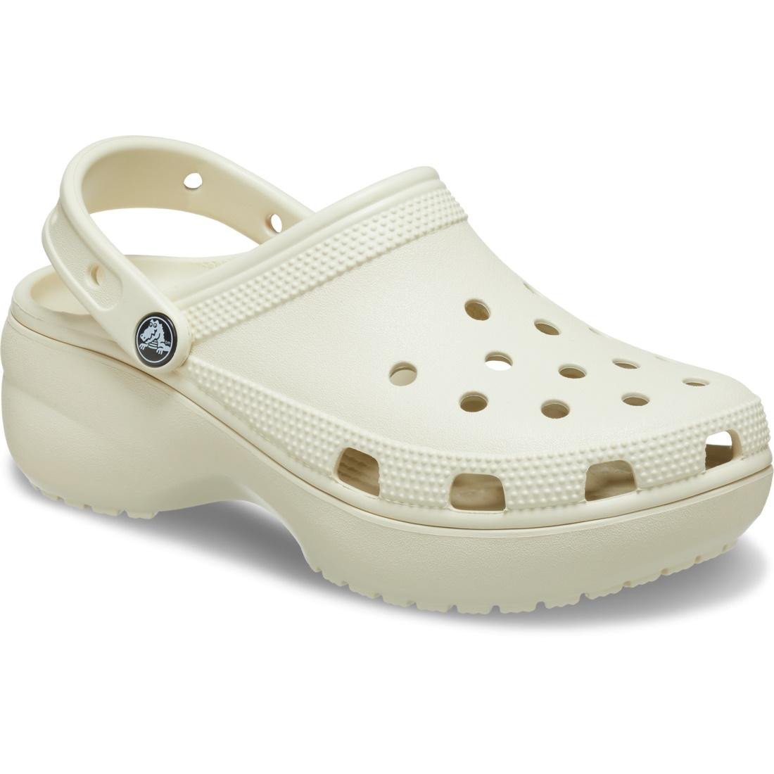 Saboți Crocs Women\'s Classic Platform Clog Bej - Bone - 1 | YEO