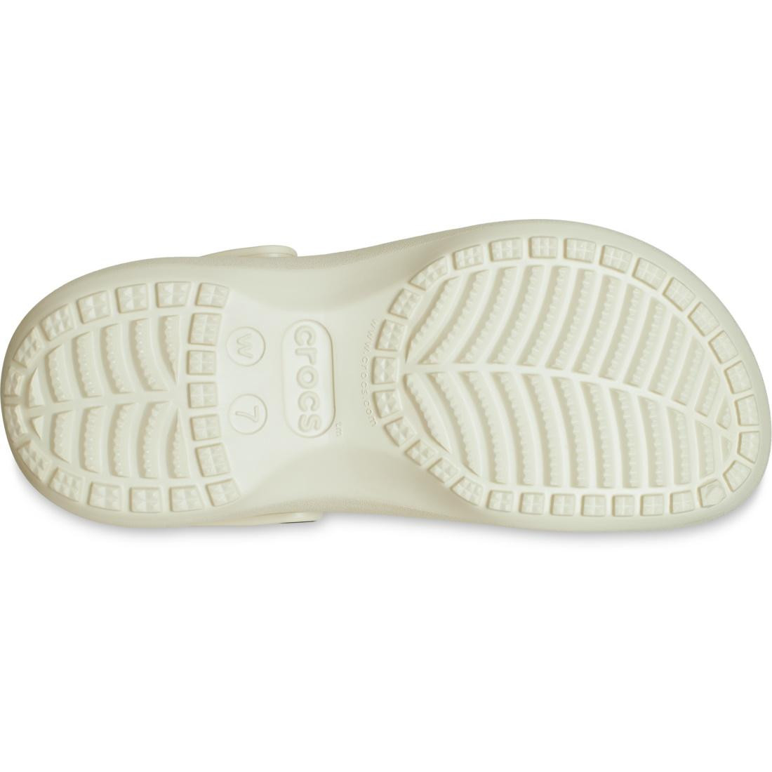 Saboți Crocs Women\'s Classic Platform Clog Bej - Bone - 3 | YEO