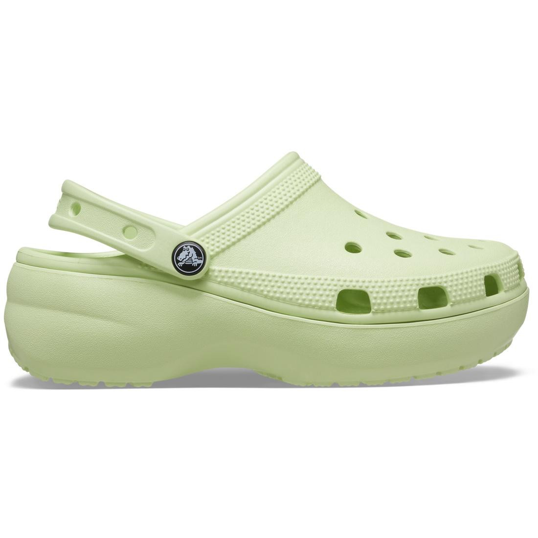 Saboți Crocs Women’s Classic Platform Clog Verde – Celery Celery