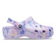Saboți Crocs Women's Classic Platform Tie-Dye Graphic Clog Culoare Mov - Lavender/Multi