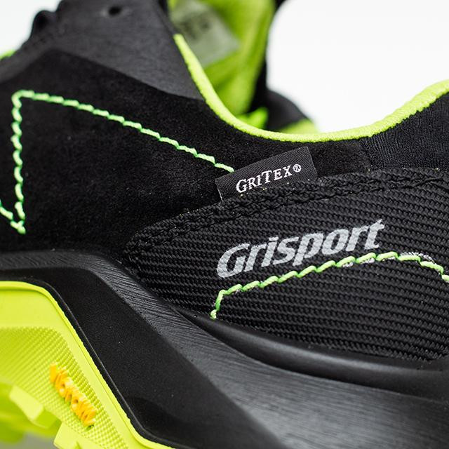 Pantofi Grisport Antipinite Negru - Black/Volt Green - 3 | YEO