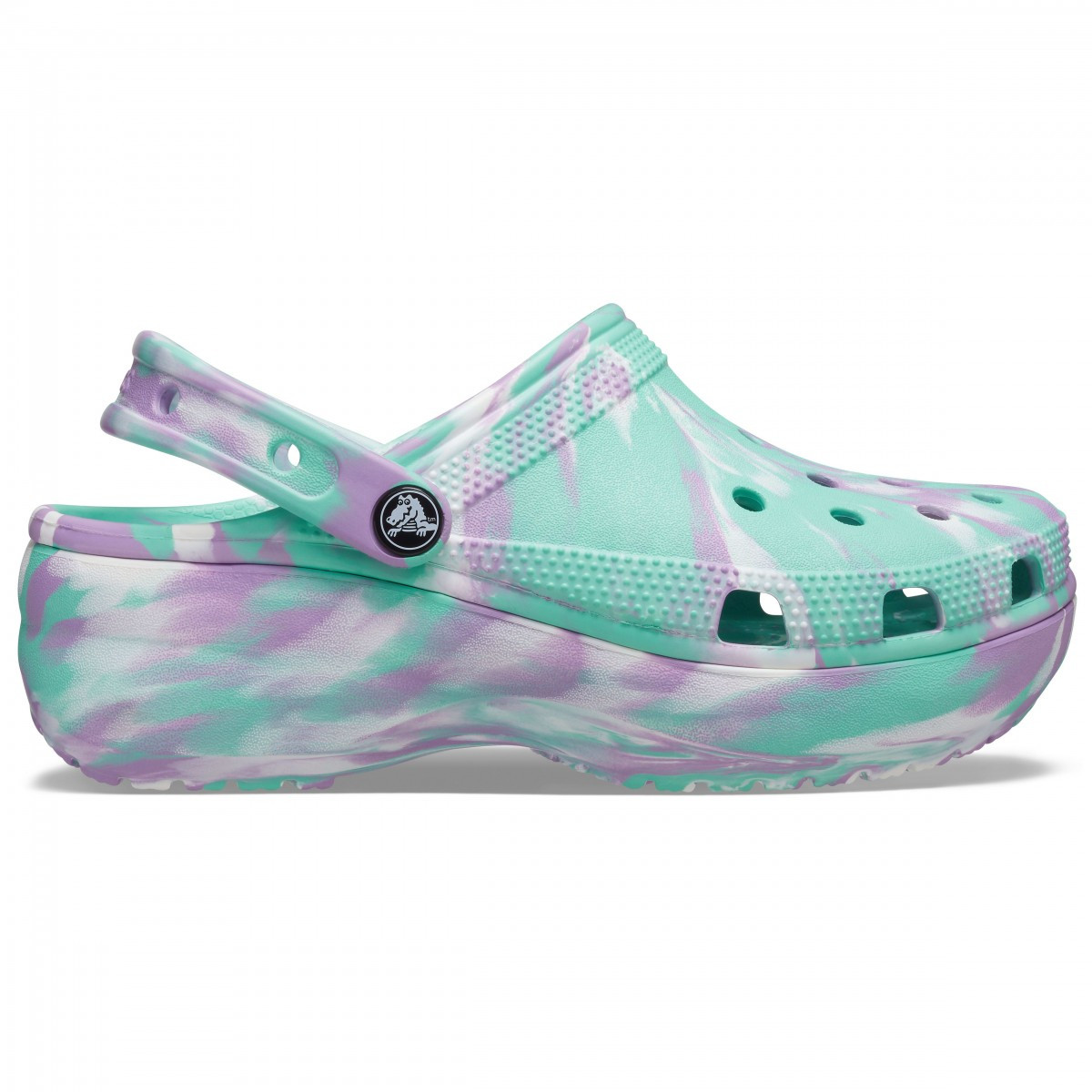 Saboți Crocs Women’s Classic Platform Marbled Clog Verde – Pistachio/Multi Classic imagine 2022