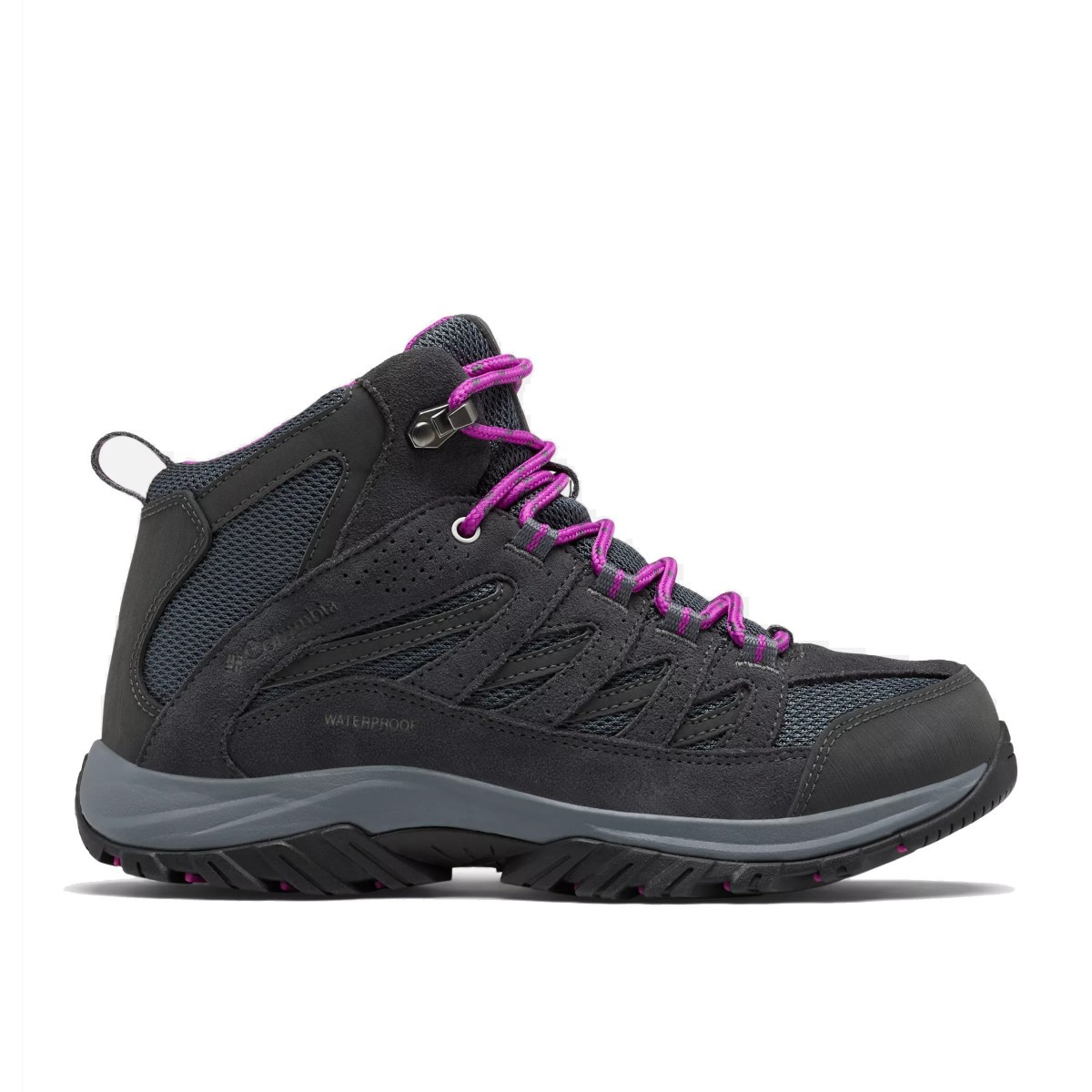 Columbia Crestwood Mid Waterproof Gri - Graphite Bright Plum - 1 | YEO