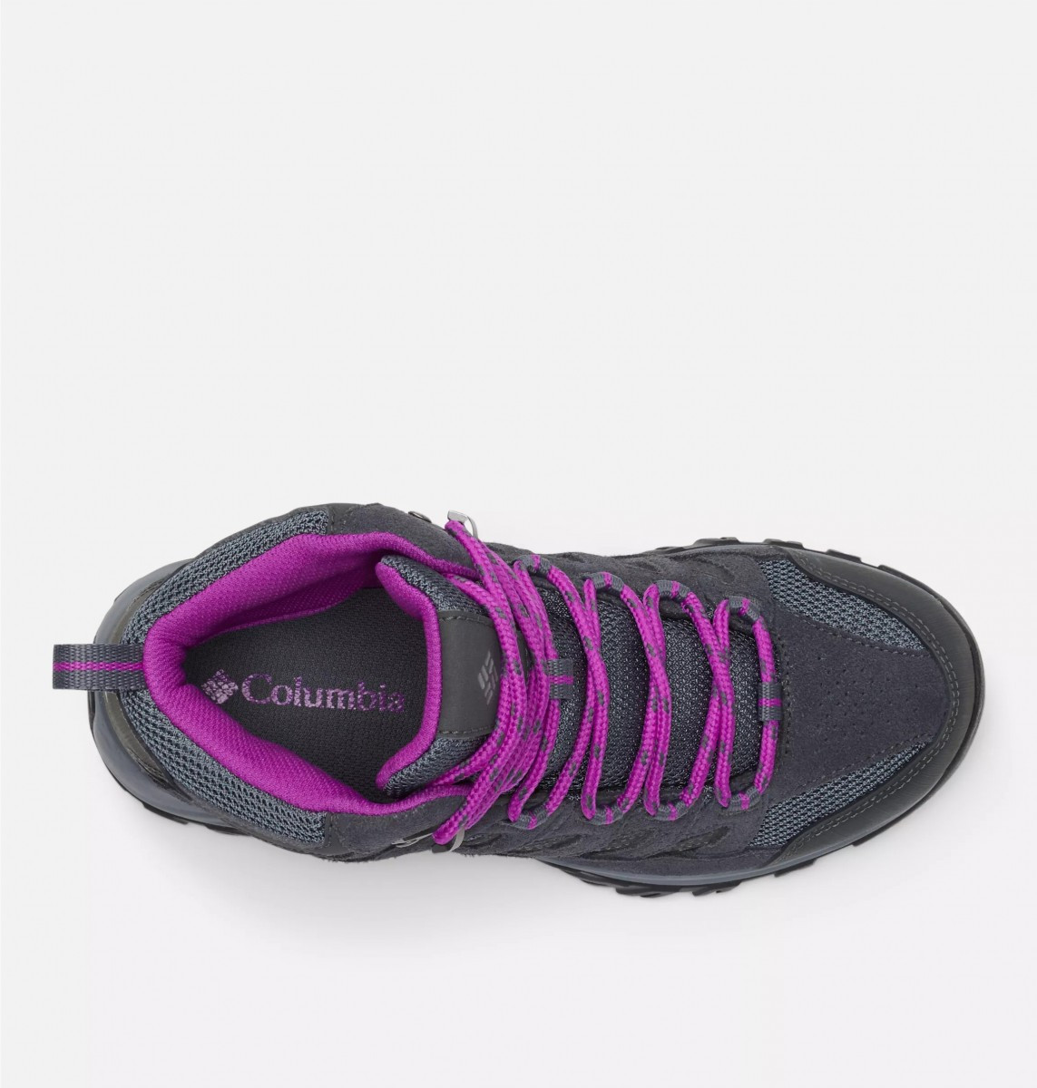 Columbia Crestwood Mid Waterproof Gri - Graphite Bright Plum - 5 | YEO