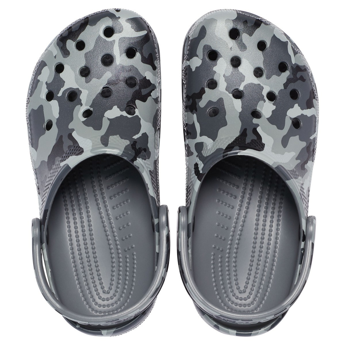 Saboti Crocs Classic Printed Camo Clog Gri - Slate Grey/Multi - 1 | YEO