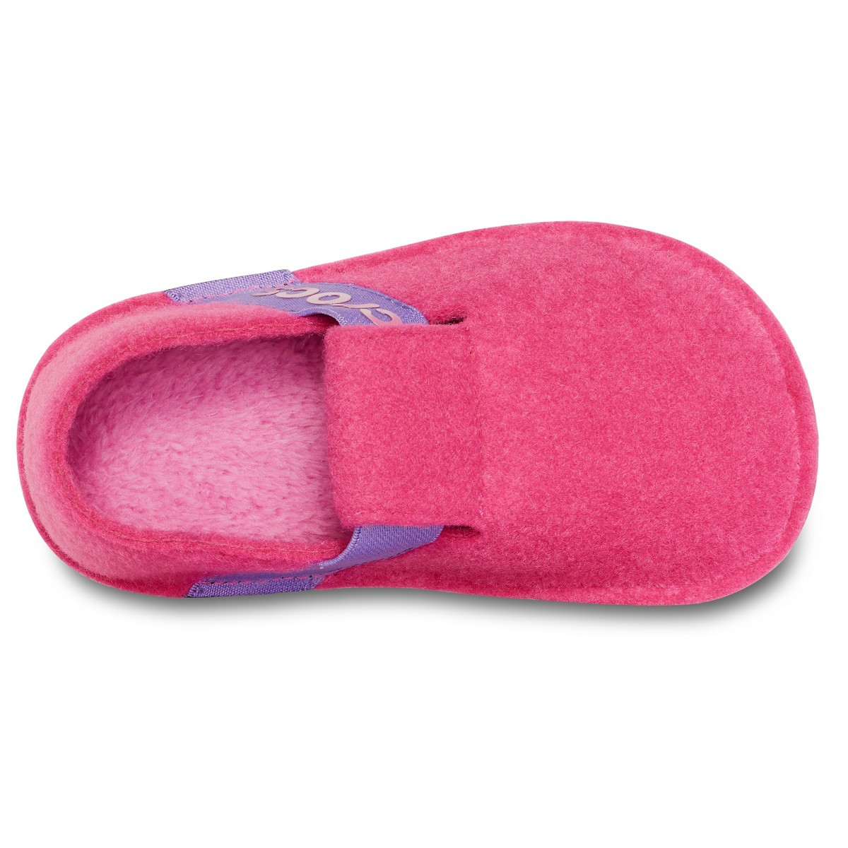 Papuci de casa Crocs Kids\' Classic Slipper Roz - Candy Pink - 2 | YEO
