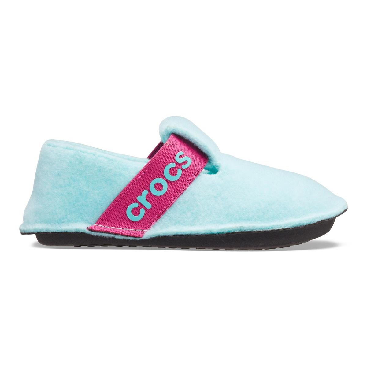 Papuci de casa Crocs Kids’ Classic Slipper Albastru deschis – Ice Blue Albastru imagine 2022