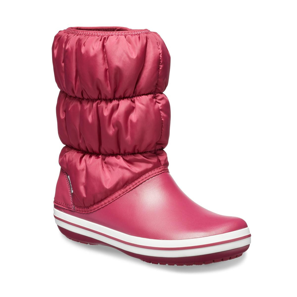 Cizme Crocs Winter Puff Boot Rosu - Pomegranate - 1 | YEO
