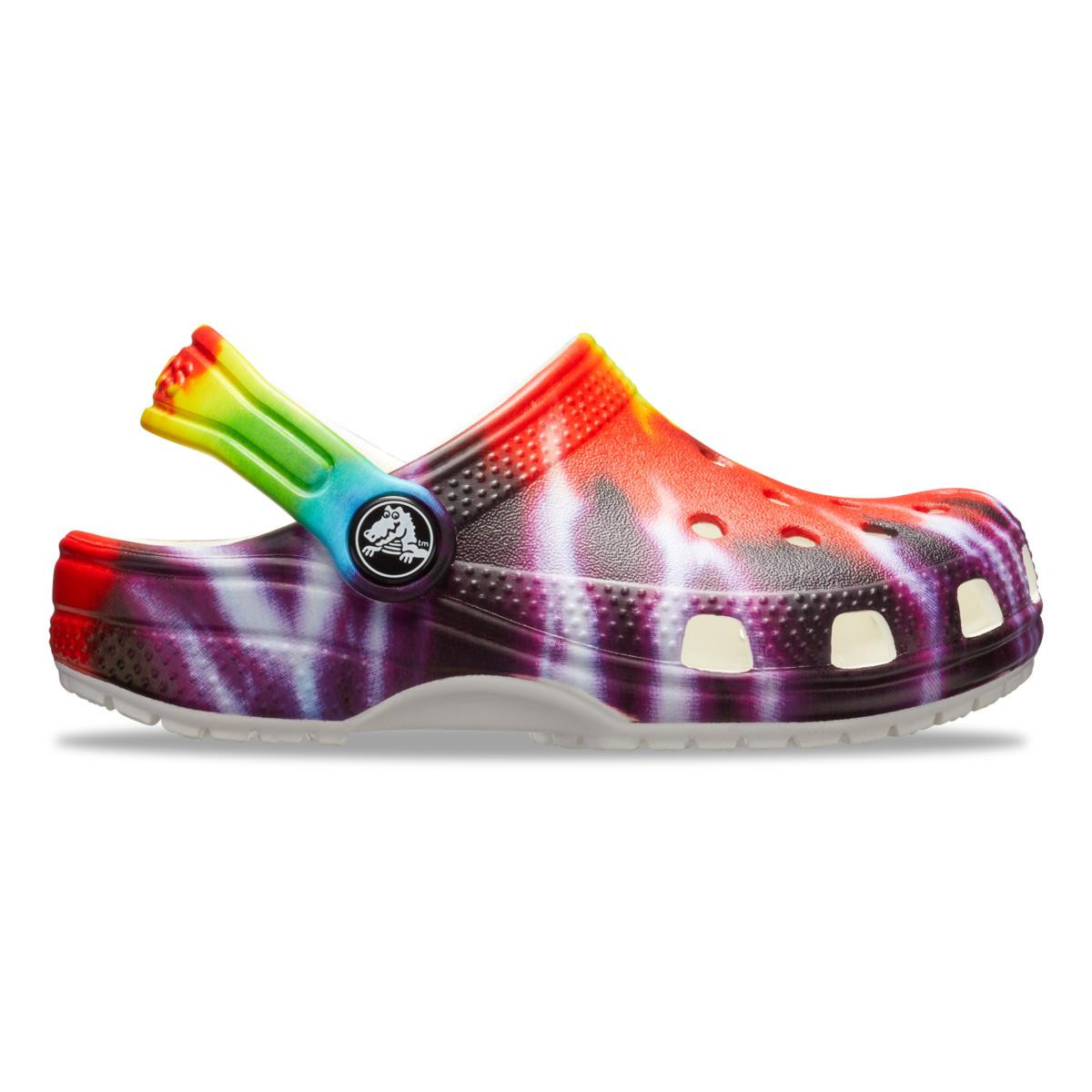 Saboți Crocs Kids’ Classic Tie-Dye Graphic New Clog Multicolor – Multi Classic imagine 2022