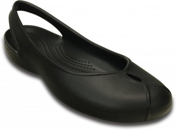 Balerini Crocs Olivia II Flat Negru - Black - 1 | YEO