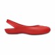 Balerini Crocs Olivia II Flat Culoare Rosu - Red