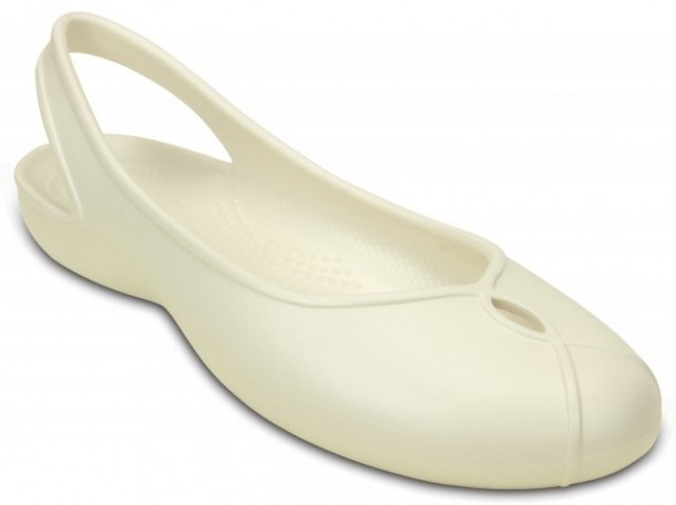 Balerini Crocs Olivia II Flat Gri - Oyster - 1 | YEO