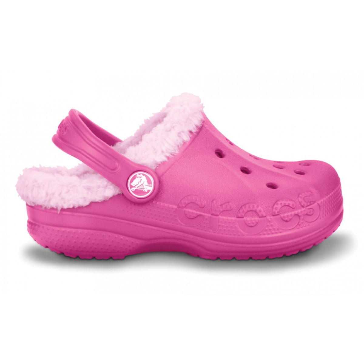 Saboti crocs baya lined kids roz - fuchsia bubblegum