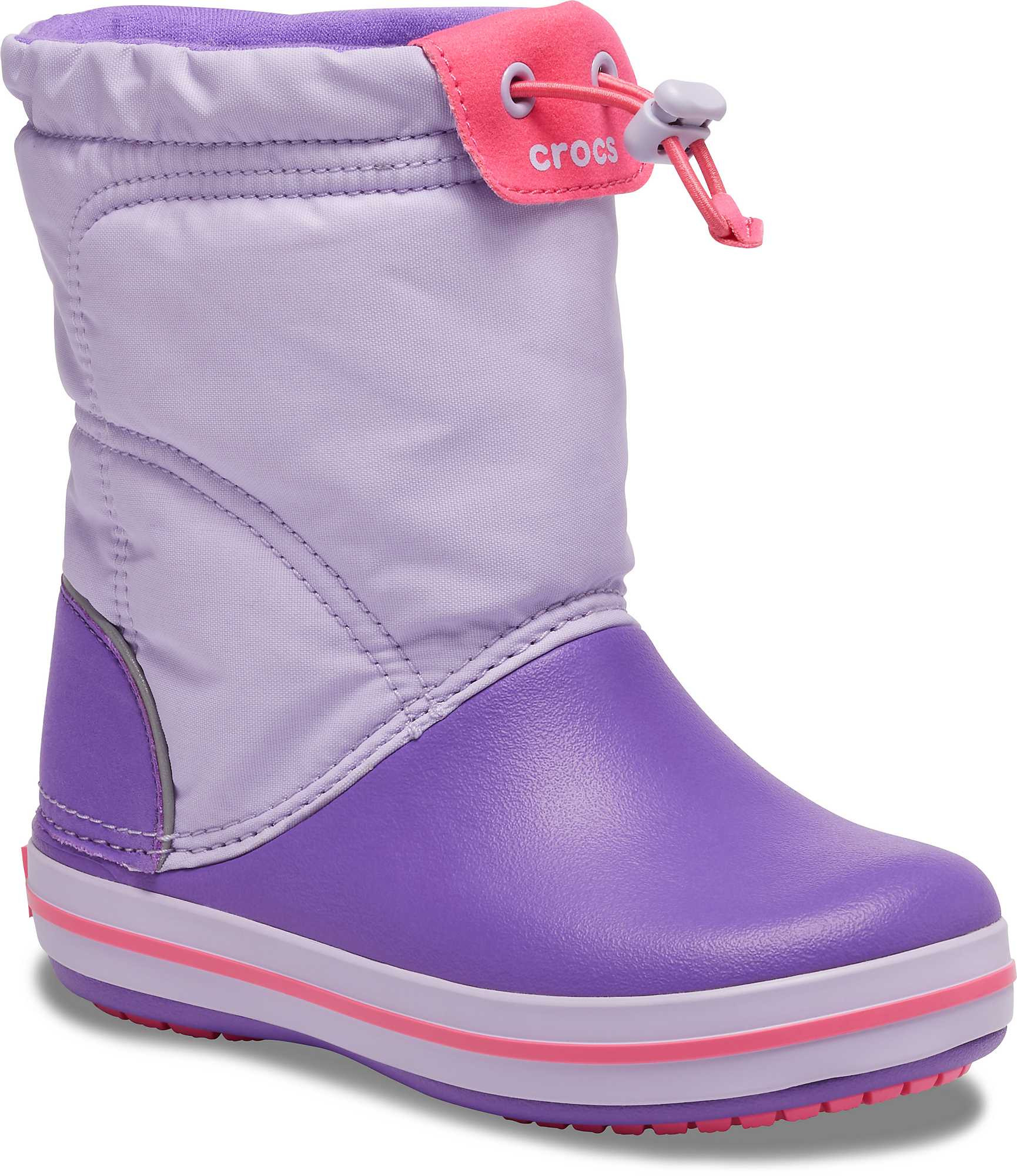 Cizme Crocs Crocband Lodgepoint Boot Mov - Lavender/Neon Purple - 1 | YEO