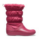 Cizme Crocs Crocband Winter Boot Culoare Rosu - Pomegranate