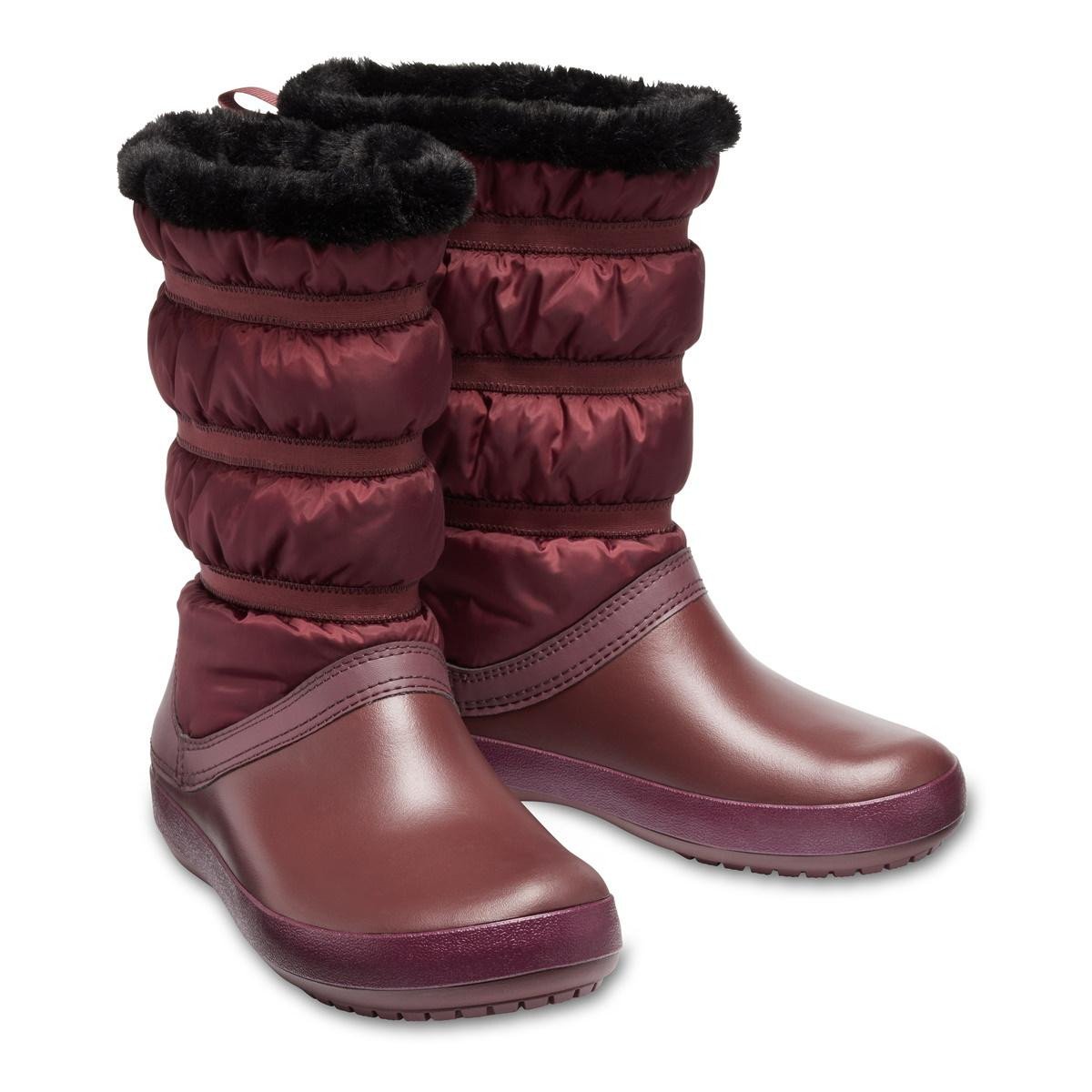 Cizme Crocs Crocband Winter Boot Bordo - Burgundy - 2 | YEO