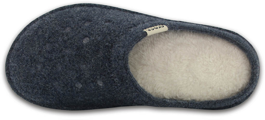 Papuci de casa Crocs Classic Slipper Albastru - Nautical Navy/Oatmeal - 2 | YEO