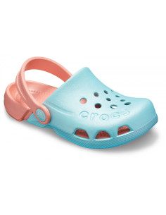 Saboti Crocs Electro Albastru - Ice Blue/Melon 2