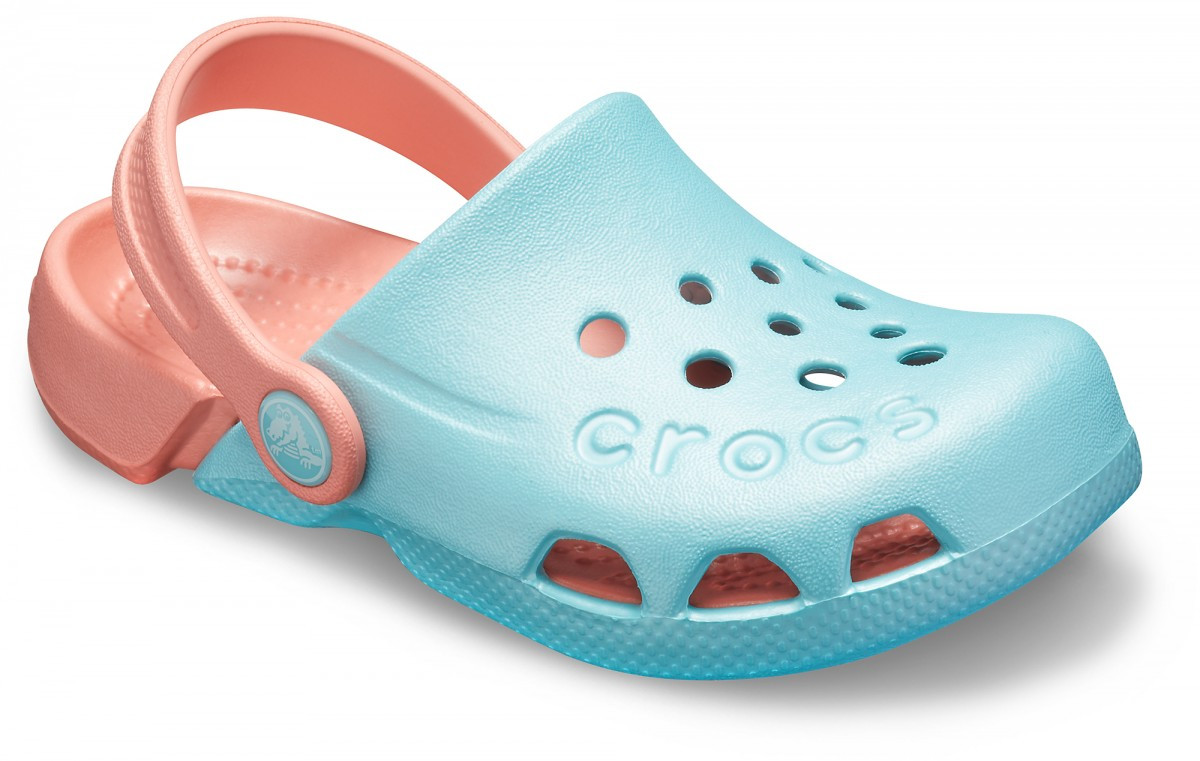 Saboti Crocs Electro Albastru - Ice Blue/Melon - 1 | YEO