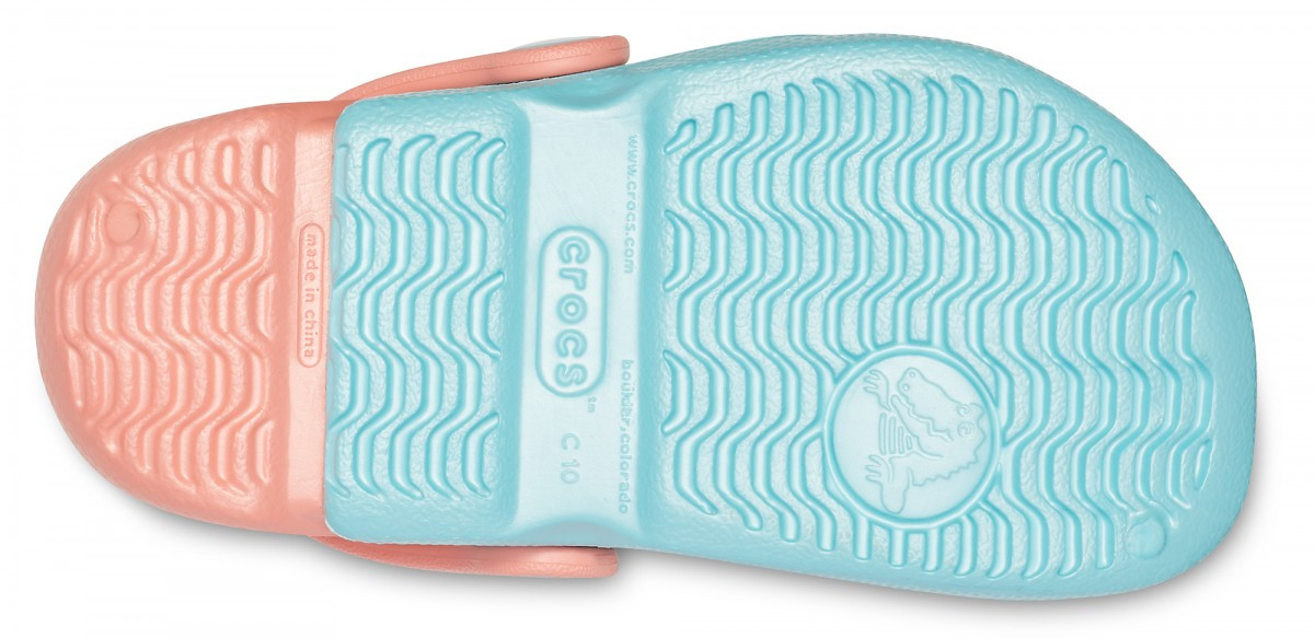 Saboti Crocs Electro Albastru - Ice Blue/Melon - 3 | YEO