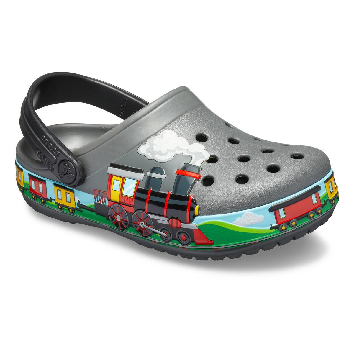 Saboti Crocs Fun Lab Train Band Clog Gri – Castle Band imagine 2022