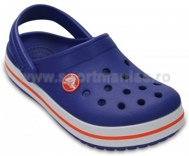 Saboti Crocs Crocband Kids Albastru - Cerulean Blue/Red - 1 | YEO