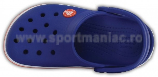 Saboti Crocs Crocband Kids Albastru - Cerulean Blue/Red - 2 | YEO