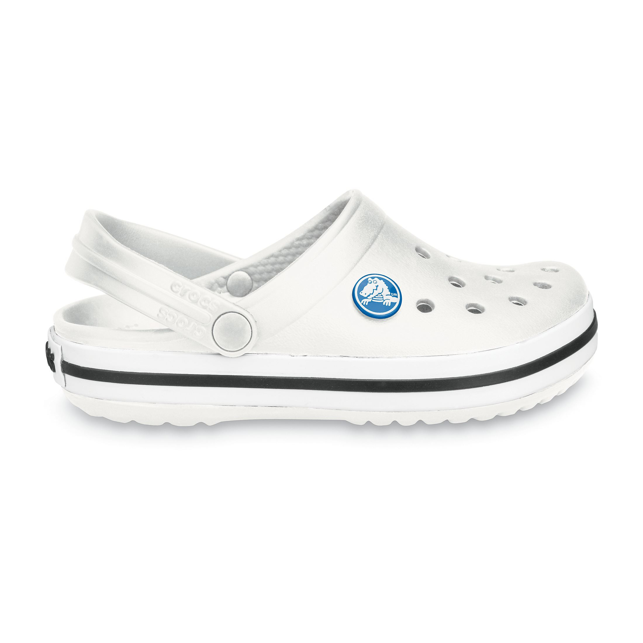 Saboti Crocs Crocband Kids Alb – White Alb imagine 2022