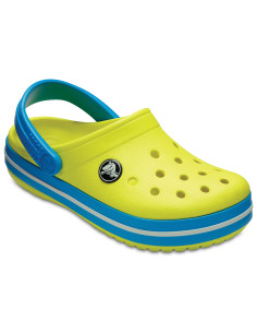 Saboti Crocs Crocband Kids Verde - Tennis Ball Green/Ocean 2