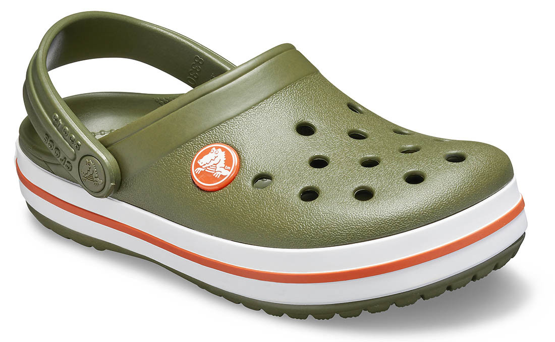 Saboti Crocs Crocband Kids Verde - Army Green/Burnt Sienna - 1 | YEO