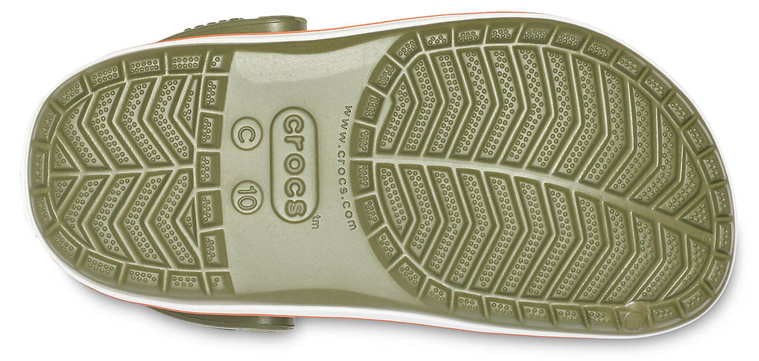 Saboti Crocs Crocband Kids Verde - Army Green/Burnt Sienna