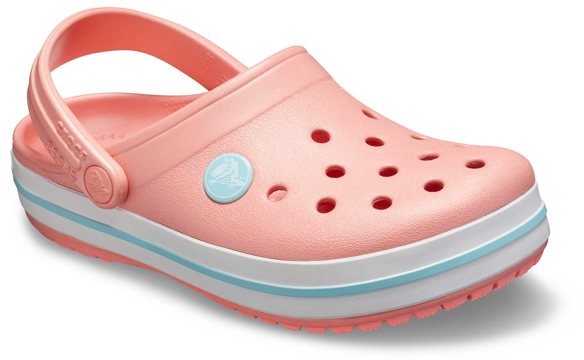 Saboti Crocs Crocband Kids Pepene - Melon/Ice Blue - 1 | YEO