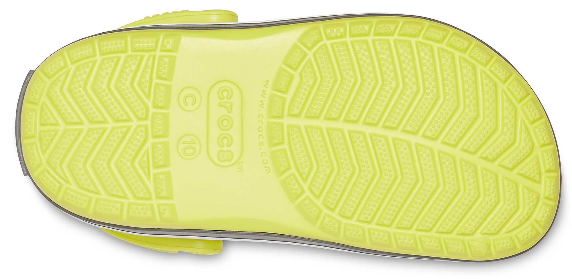 Saboti Crocs Crocband Kids Galben - Citrus/Slate Grey - 2 | YEO