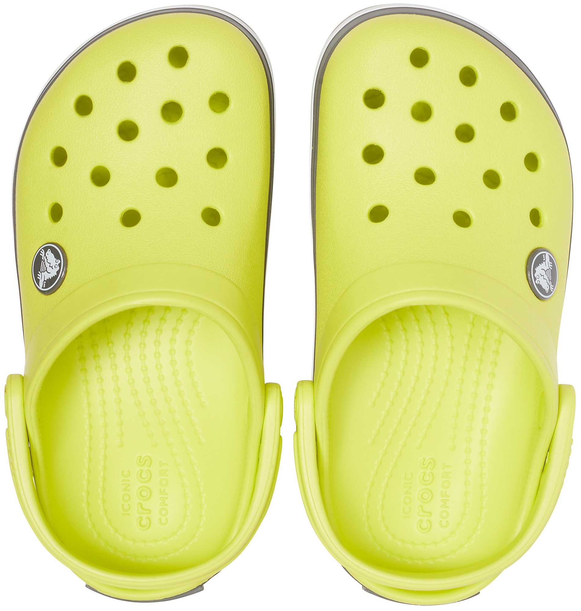 Saboti Crocs Crocband Kids Galben - Citrus/Slate Grey