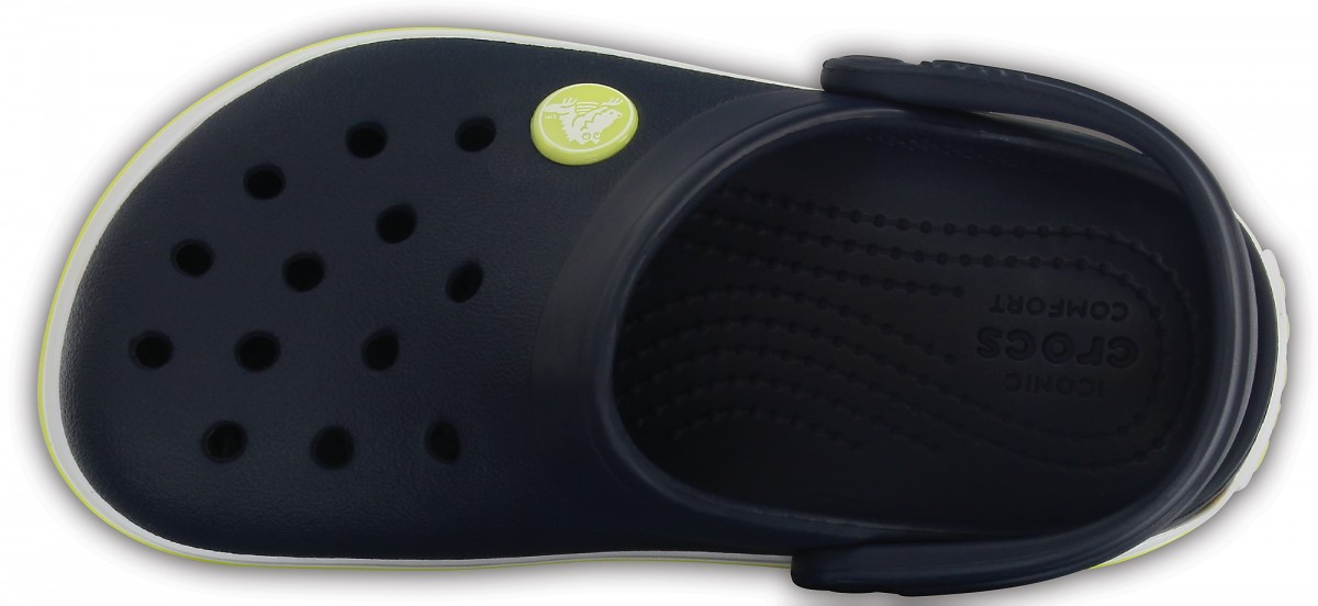 Saboti Crocs Crocband Kids Albastru - Navy/Citrus - 2 | YEO