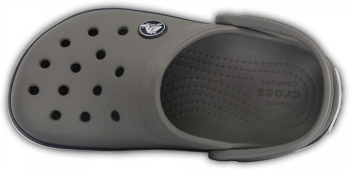 Saboti Crocs Crocband Kids Gri - Smoke/Navy - 2 | YEO